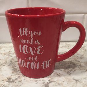 Modern Gourmet Foods "All You Need is Love and Chocolate" Mug